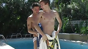 Delightful gay boys enjoy love-making after a nice passionate kissing